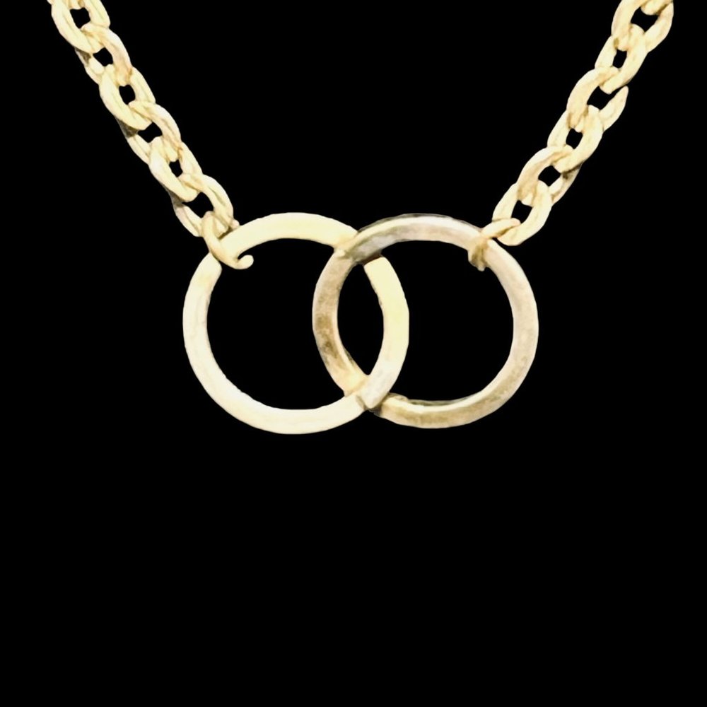 Swank Gold Tone Tie Bar With Chain (4670) - Picture 2 of 4